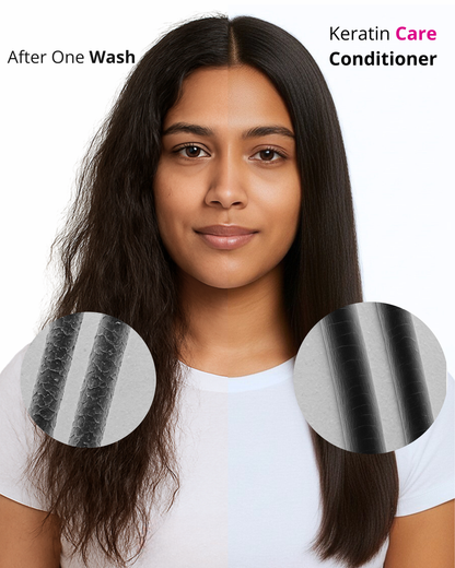 Amethyst Keratin Care Conditioner – Smoothness & Frizz Control for Chemically Treated & Keratin-Treated Hair – 300ml