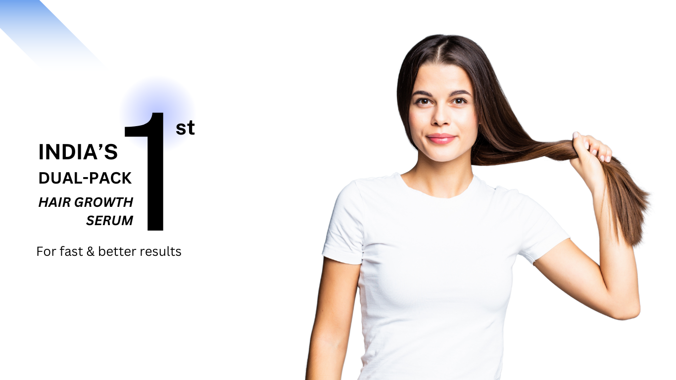 Amethyst's Dual-Pack Hair Growth Serum - India's first two-step system for effective hair regrowth