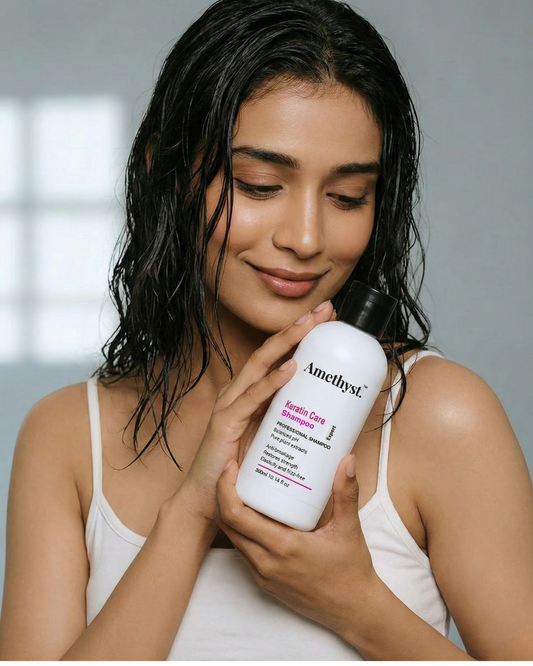 Amethyst Keratin Care Shampoo  – Smoothness & Frizz Control for all Hair type & Keratin-Treated Hair – 300ml