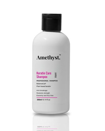 Amethyst Keratin Care Shampoo  – Smoothness & Frizz Control for all Hair type & Keratin-Treated Hair – 300ml